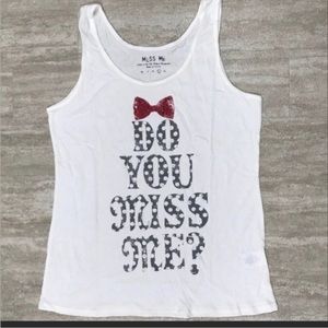 🎉HP🎊Miss Me Tank Top “Do You Miss Me”